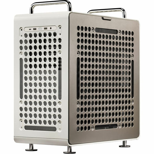 Cooler Master QUBE 540 ATX Mid-Tower PC Case - Highly Customizable Modular Computer Chassis with Movable I/O Panel, Multi-Position PSU Mount, Tempered Glass Panel & Portable Handles - Moonstone