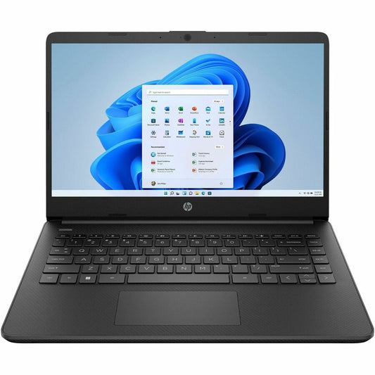 HP 14-d3000 14-dq3110nr 14" Notebook - HD - Intel Celeron N4500 - 4 GB - 64 GB Flash Memory - Jet Black