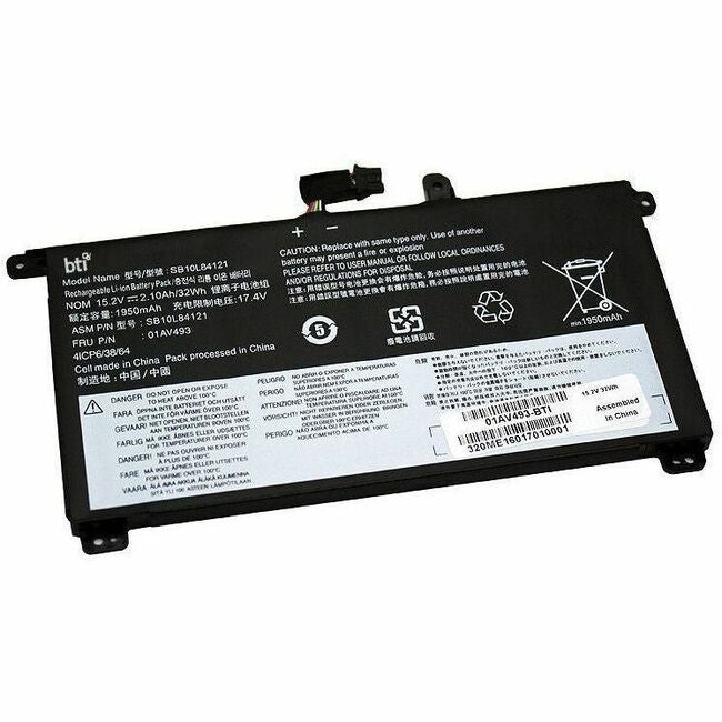 BTI 00UR891-BTI 4-CELL 15.2V LI-ION NOTEBOOK BATTERY FOR THINKPAD P51S, P52S, T570, T580