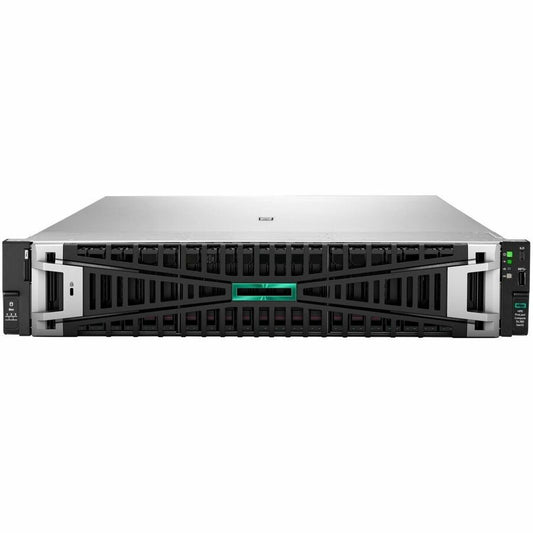 HPE ProLiant DL380 Gen12 2U Rack Server - 1 x Intel Xeon 6505P 2.20 GHz - 64 GB RAM - 960 GB SSD - (2 x 480GB) SSD Configuration - Serial ATA/600, 12Gb/s SAS, NVMe Controller