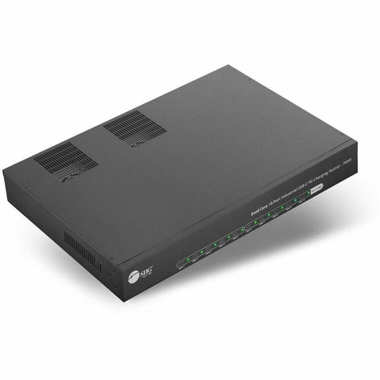 SIIG Dual Core 10-Port Industrial USB-C PD Charging Station - 700W