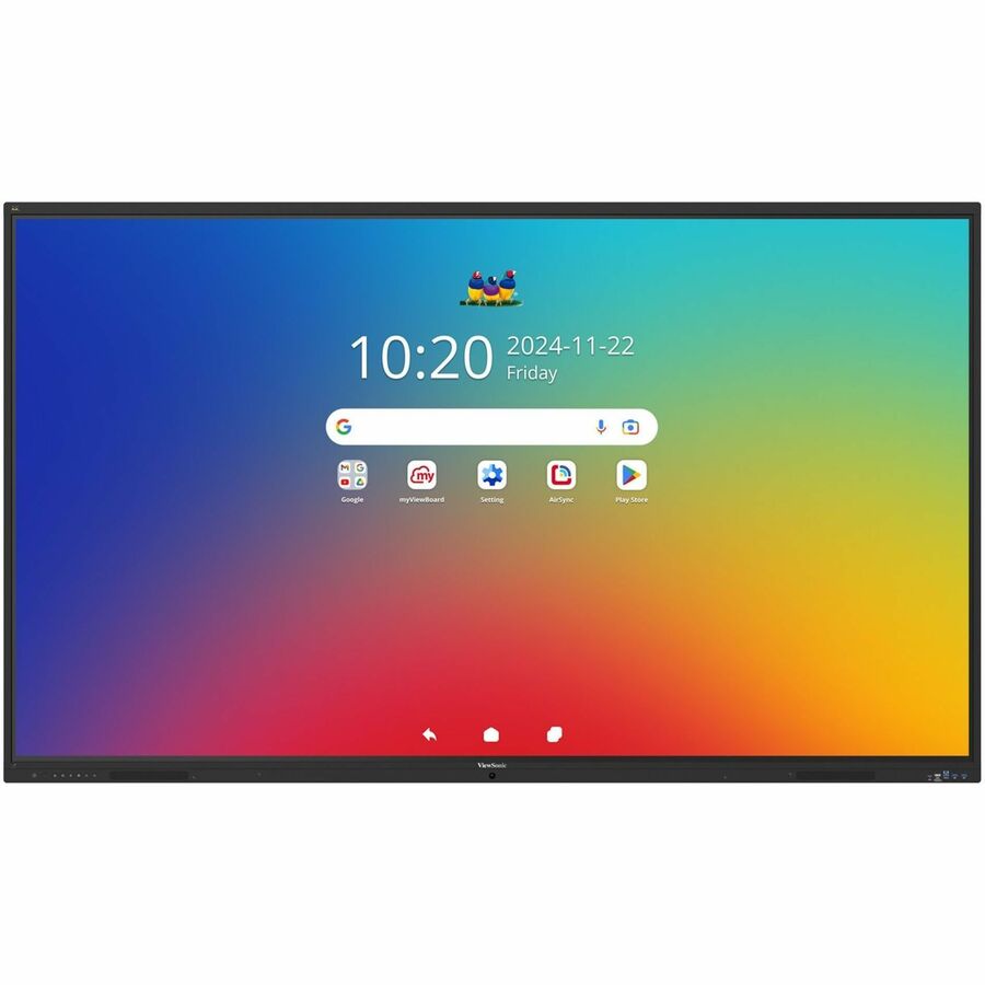 ViewSonic IFP9841 98" 4K UHD Android EDLA ViewBoard Interactive Display, 64-Point Touch, 100W USB-C, Integrated Microphone Array, 55W Soundbar