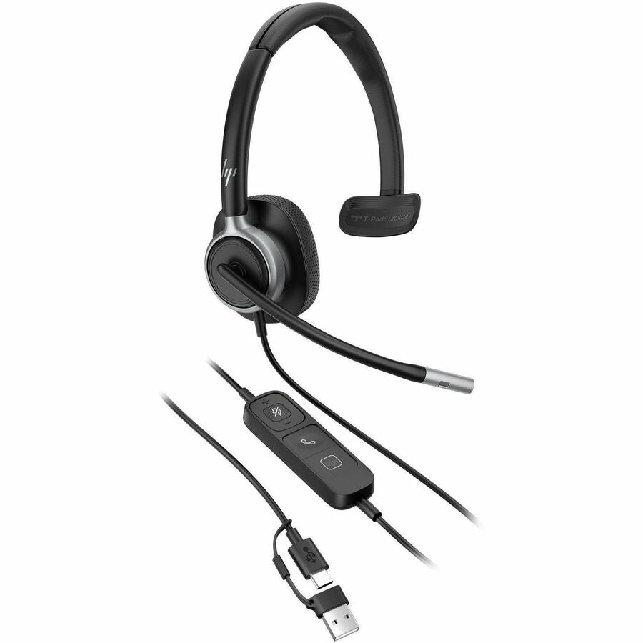 Poly Mission 615 Monaural USB Wired Headset (Bulk) (C01C3A6)
