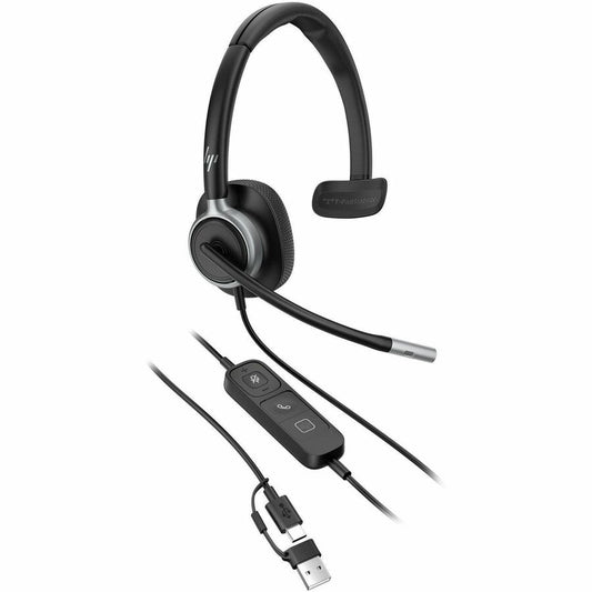 Poly Mission 615 Monaural USB Wired Headset (Bulk) (C01C3A6)