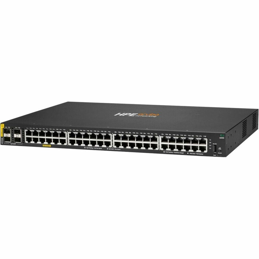 Aruba CX 6000 48p 10M/100M/1G Class4 PoE 4p SFP 1G 740W Switch
