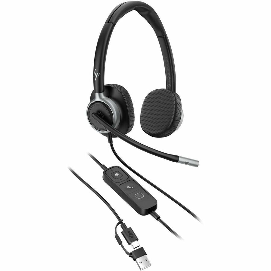 Poly Mission 625 Stereo USB Wired Headset (Bulk) (C01C6A6)