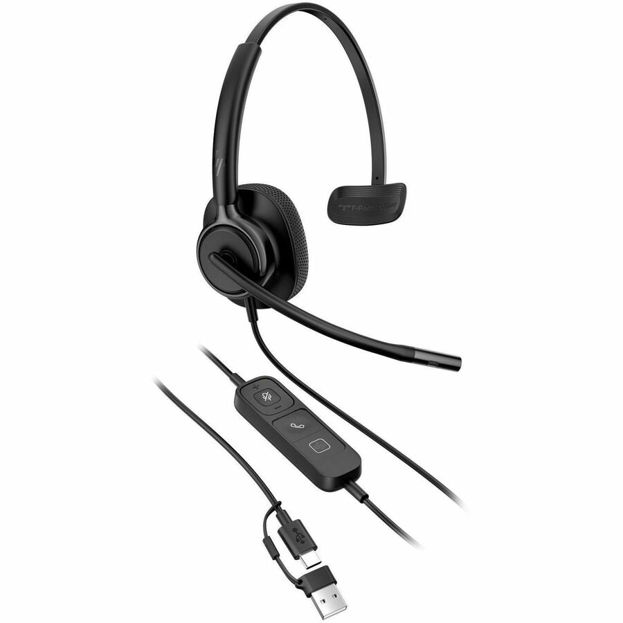 Poly Mission 415 Monaural USB Wired Headset (Bulk) (C01B2A6)