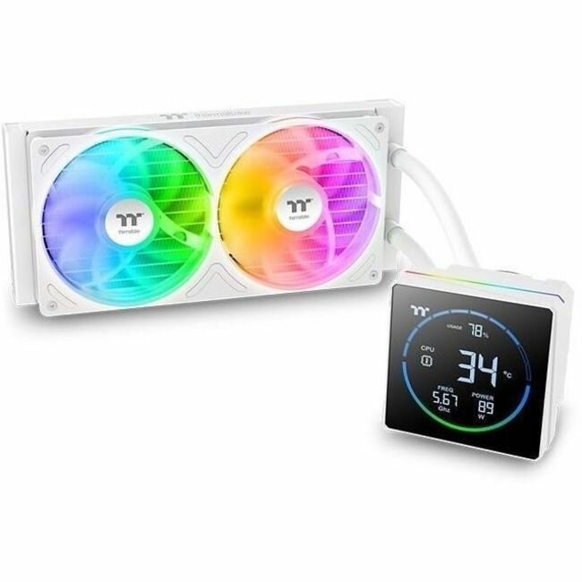 Thermaltake TH240-S V3 ARGB Sync Snow Edition Cooling Fan/Radiator/Water Block/Pump