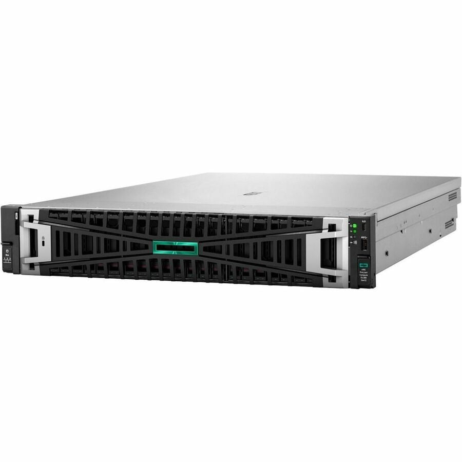 HPE ProLiant Compute DL380 Gen12 2U Rack Server - 1 x Intel Xeon 6515P 2.30 GHz - 128 GB RAM - 1.88 TB SSD - (2 x 960GB) SSD Configuration - Serial ATA/600, 12Gb/s SAS, NVMe Controller