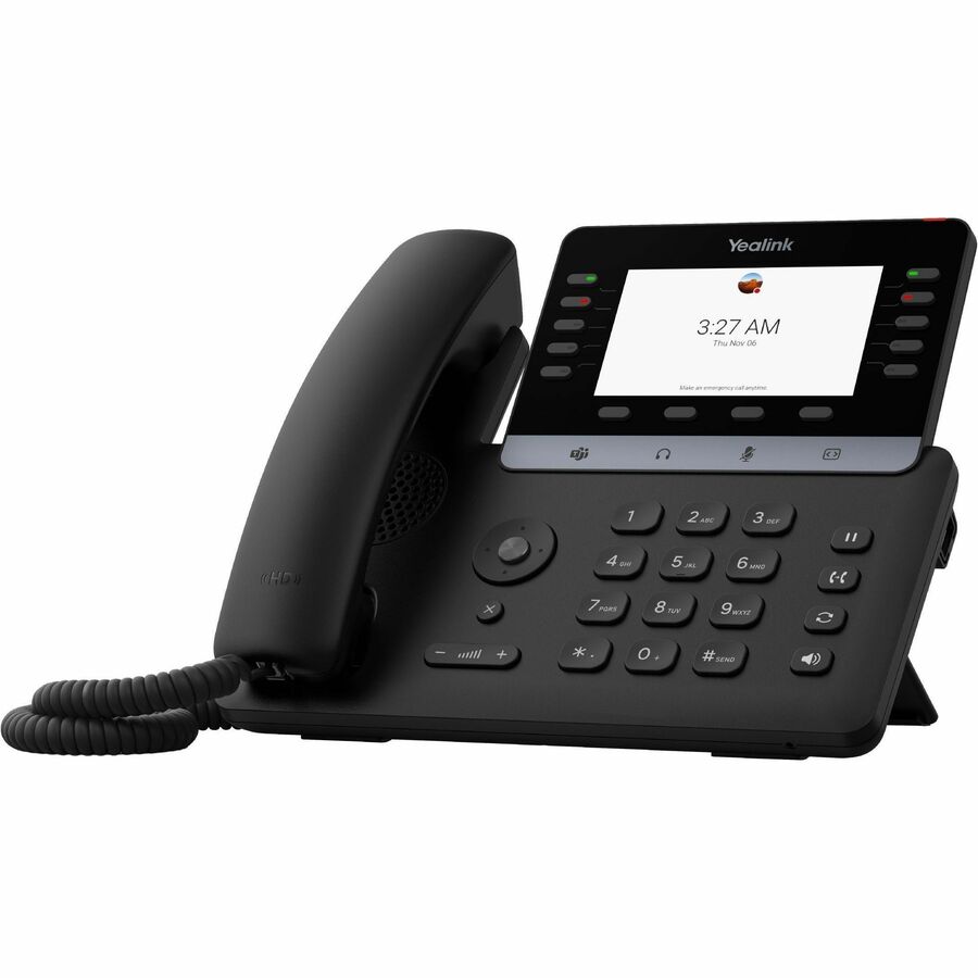 Yealink MP55 E2 Teams IP Phone - Corded - Corded/Cordless - Wi-Fi, Bluetooth - Stand Mountable, Desktop - Classic Gray