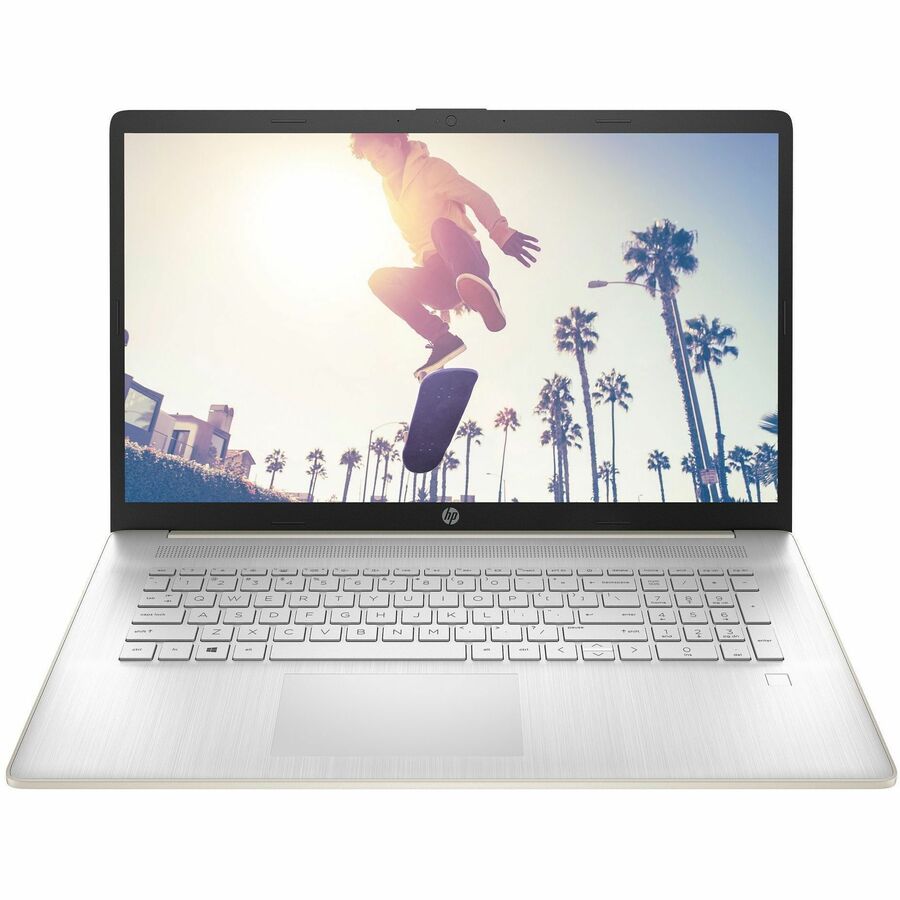 HP 17-cp2000 17-cp2331ds 17.3" Touchscreen Notebook - HD+ - AMD Ryzen 3 Ryzen 7000 Series 7320U - 8 GB - 256 GB SSD - Natural Silver, Diamond White