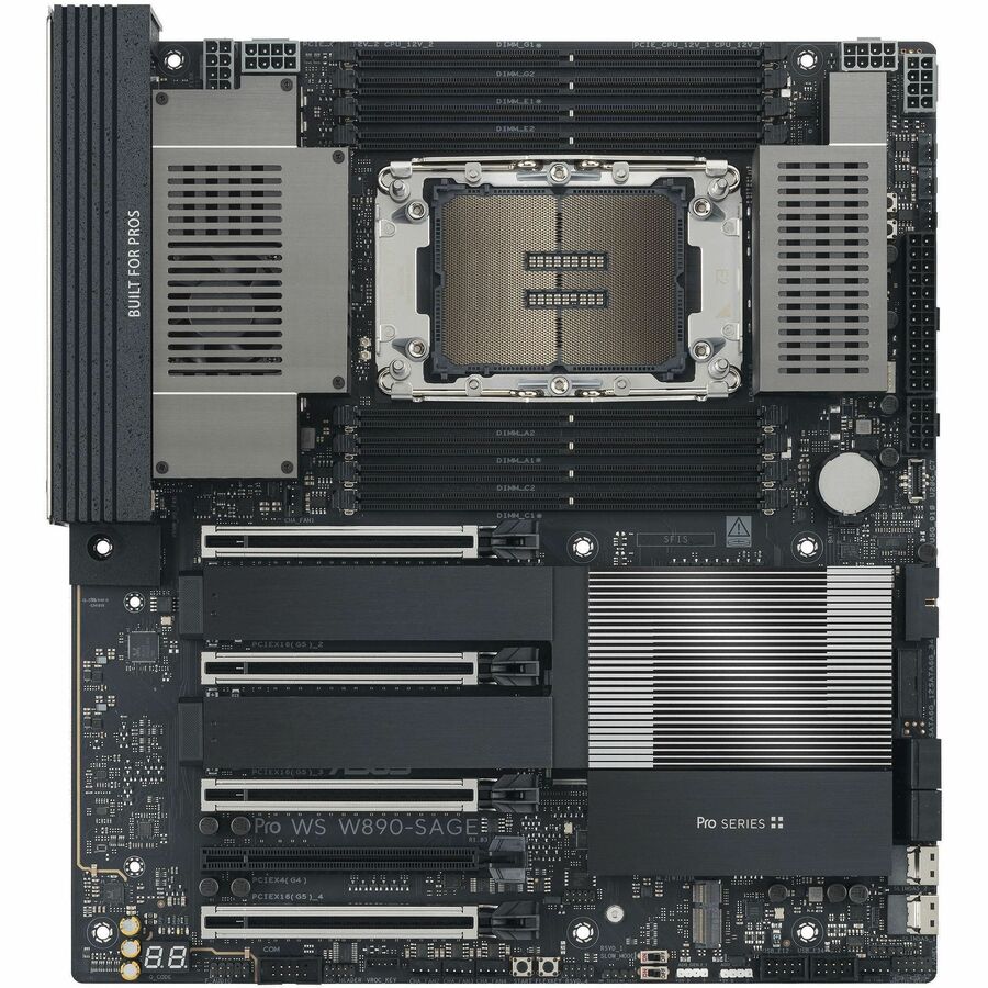 Asus WS W890E-SAGE Workstation Motherboard - Intel W890 Chipset - Socket LGA-4710-2 - SSI EEB