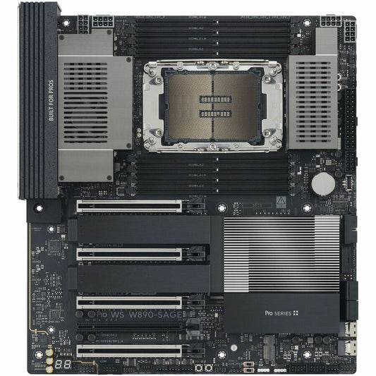 Asus WS W890E-SAGE Workstation Motherboard - Intel W890 Chipset - Socket LGA-4710-2 - SSI EEB