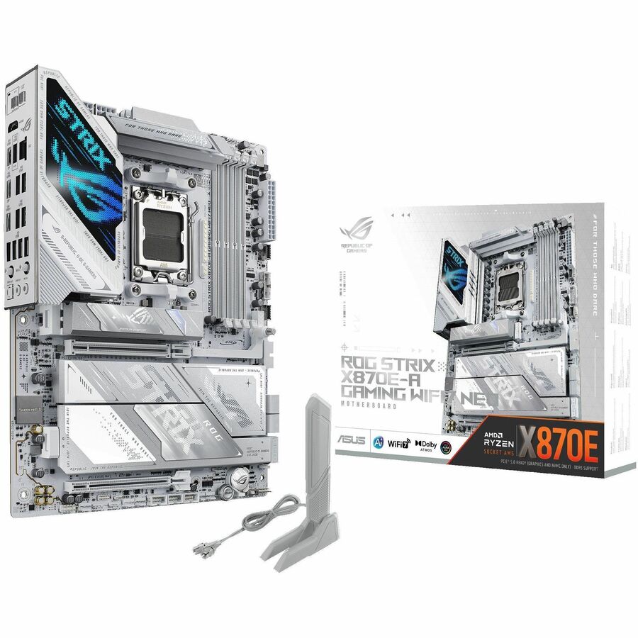 Asus ROG Strix X870E-A GAMING WIFI7 NEO Gaming Desktop Motherboard - AMD X870E Chipset - Socket AM5 - ATX