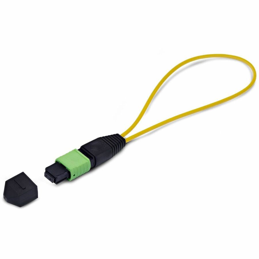 StarTech MPO Loopback Plug, Single Mode 9/125 MPO-12 Female Fiber Loopback Adapter, MPO/MTP Female Loopback Tester