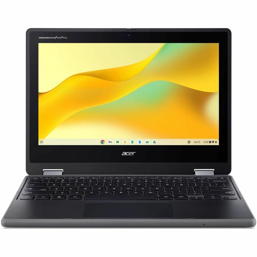 Acer Chromebook Spin 511 R757T R757T-C3JE 11.6" Touchscreen Rugged Convertible 2 in 1 Chromebook - HD - 60 Hz - Intel N150 - 8 GB - 64 GB Flash Memory - English (US) Keyboard - Black