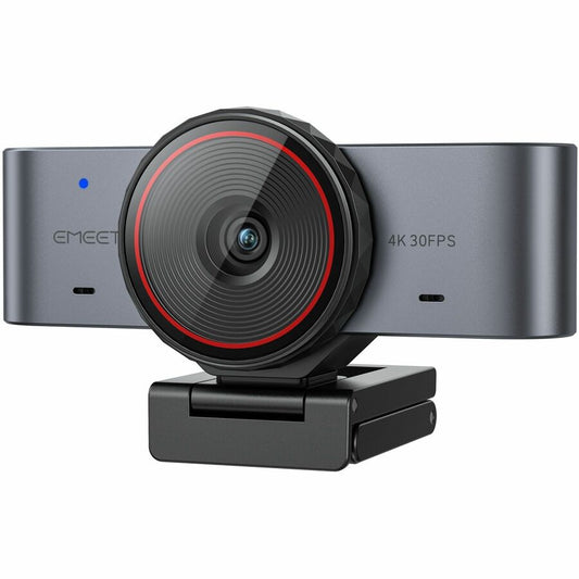 EMEET C960 Ultra 4K Webcam with 1/1.5" Sensor, PDAF, and Two Noise-Cancelling Mics. Performs very well in low-light conditions, premium and robust metal finish, and comes with a built-in privacy shutter.