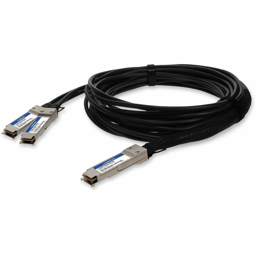 AddOn Arista Networks C-Q200-2Q100-2M Compatible TAA 200GBase-CU QSFP56 to 2xQSFP56 Direct Attach Cable (Passive Twinax, 2m, LSZH)