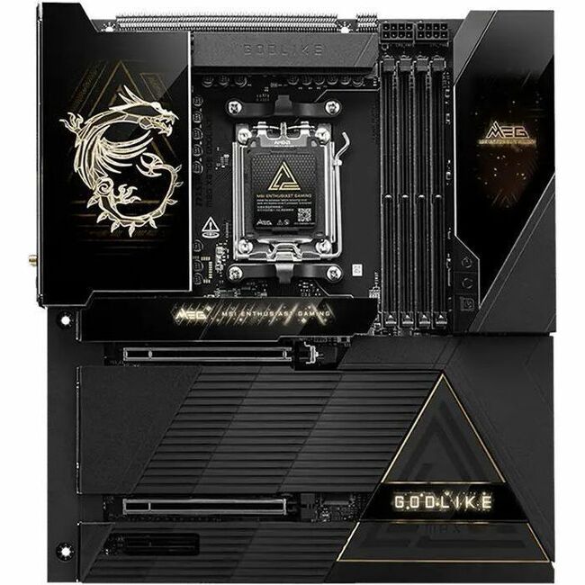 MSI MEG X870E GODLIKE MAX - X870EGODLIKE MAX - EATX Gaming Motherboard - AM5 - X870E Chipset