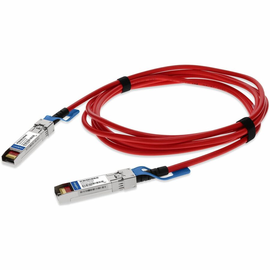 AddOn MSA and TAA Compliant 25GBase-CU SFP28 Direct Attach Cable (Passive Twinax, 2.5m, Red)