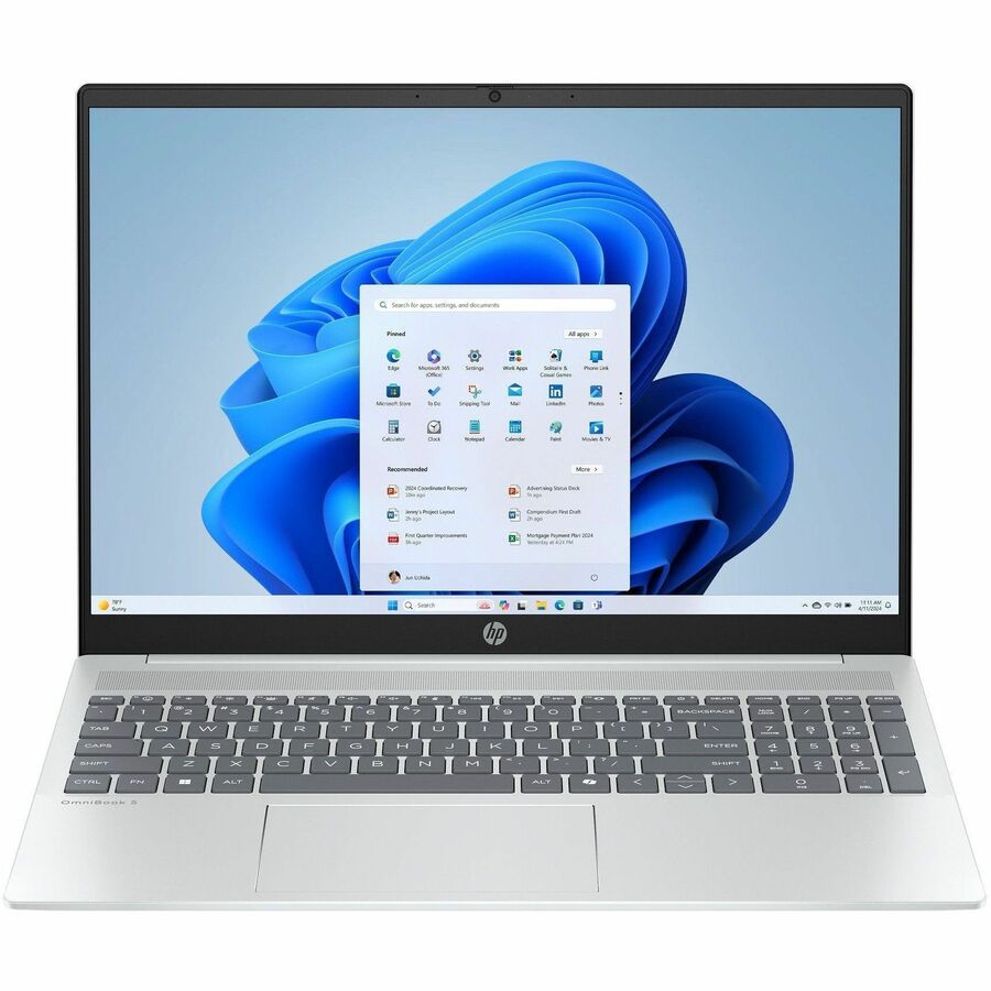 HP OmniBook 5 16-ba1009ca 16" Notebook - WUXGA - Intel Core i5 13th Gen i5-1334U - 16 GB - 512 GB SSD - Glacier Silver Aluminum