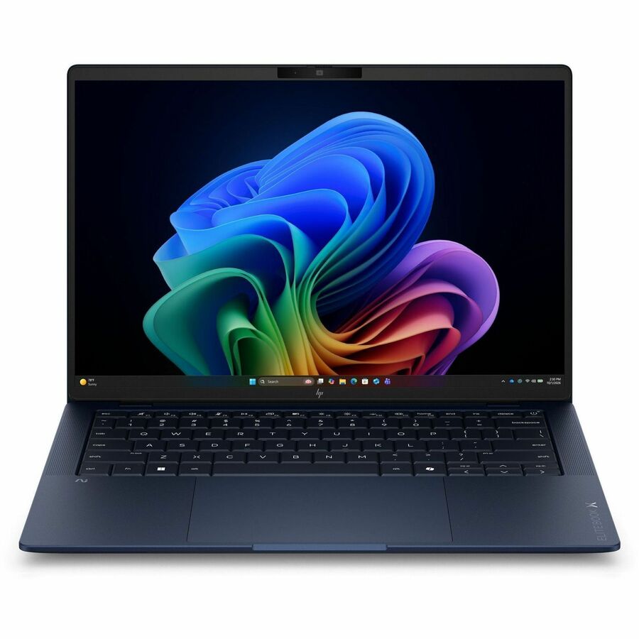 HP EliteBook X G2q 14" Copilot+ PC Notebook - 5G - WUXGA - 60 Hz - Qualcomm Snapdragon X2 Elite X2E-84-100 - 32 GB - 1 TB SSD - English Keyboard - Atmospheric Blue