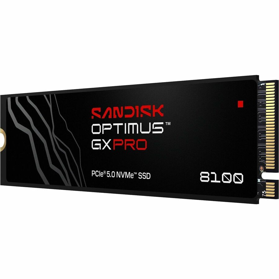 SanDisk Optimus GX PRO 8100 SDSP82800TAN-000E0 8 TB Solid State Drive - M.2 2280 Internal - PCI Express NVMe (PCI Express NVMe 5.0 x4) - Write Intensive