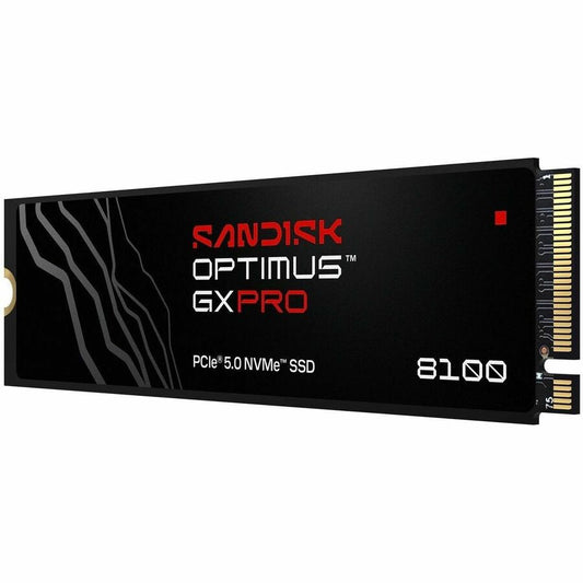 SanDisk Optimus GX PRO 8100 SDSP82200TAN-000E0 2 TB Solid State Drive - M.2 2280 Internal - PCI Express NVMe (PCI Express NVMe 5.0 x4) - Write Intensive
