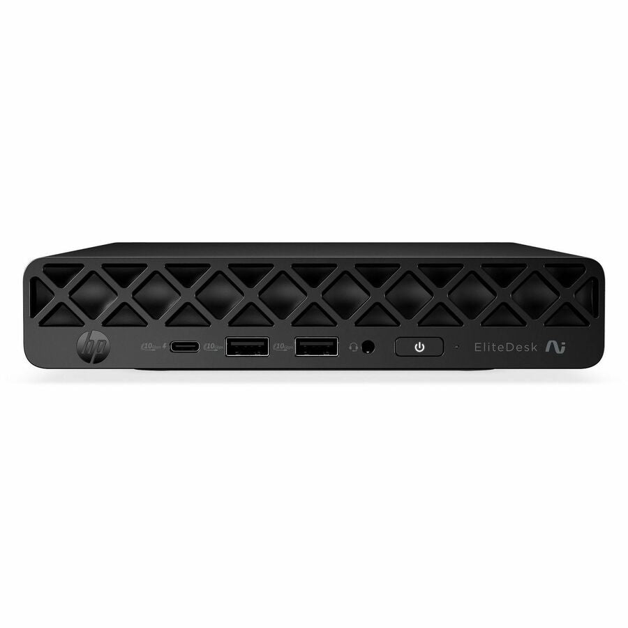 HP EliteDesk 8 G2i Desktop Computer - Intel Core Ultra 7 Series 3 356H - 32 GB - 512 GB PCI Express NVMe 5.0 SSD - Mini PC - Jack Black