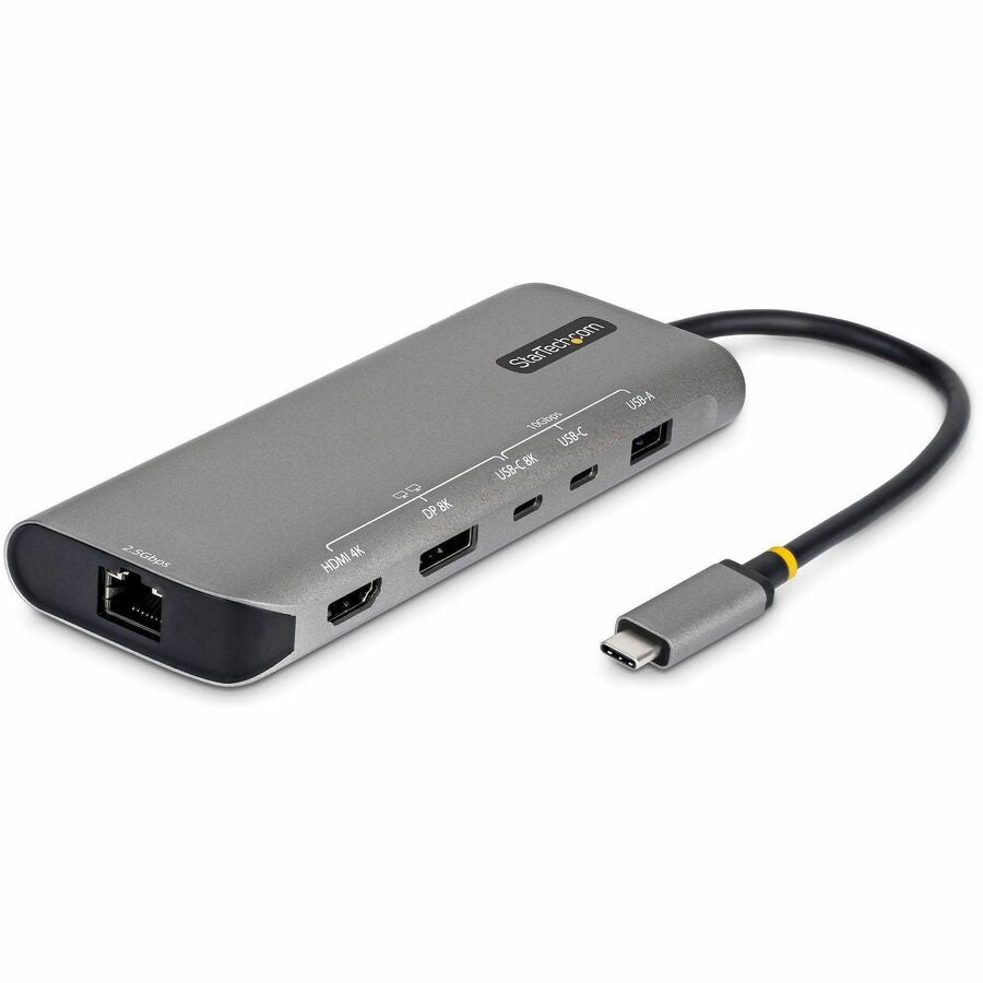 StarTech USB4 Multiport Adapter, Driverless Dual-4K for macOS and Windows, 140W Power Delivery Charging, 10Gbps Hub, 2.5GbE