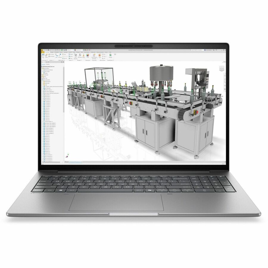 HP ZBook 8 G2i 16" Copilot+ PC Mobile Workstation - WUXGA - 60 Hz - Intel Core Ultra 7 Series 3 356H - 32 GB - 512 GB SSD - English Keyboard - Meteor Silver Aluminum