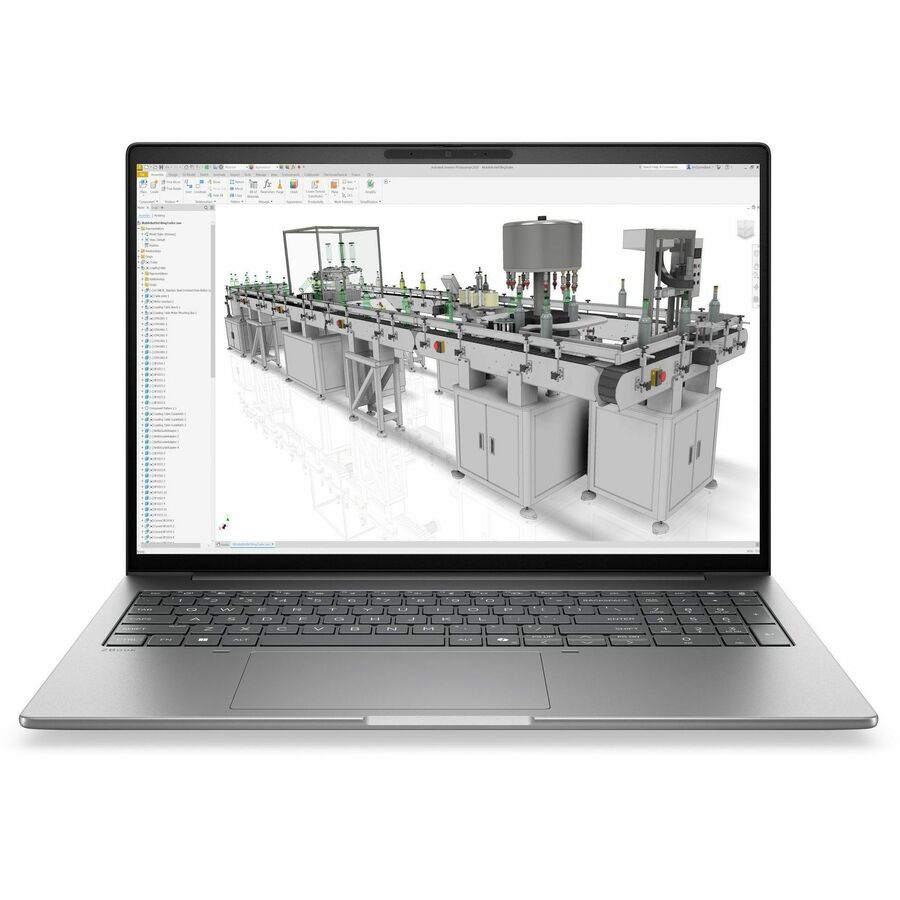 HP ZBook 8 G2i 16" Copilot+ PC Mobile Workstation - WUXGA - 60 Hz - Intel Core Ultra 7 Series 3 356H - 16 GB - 512 GB SSD - English Keyboard - Meteor Silver Aluminum