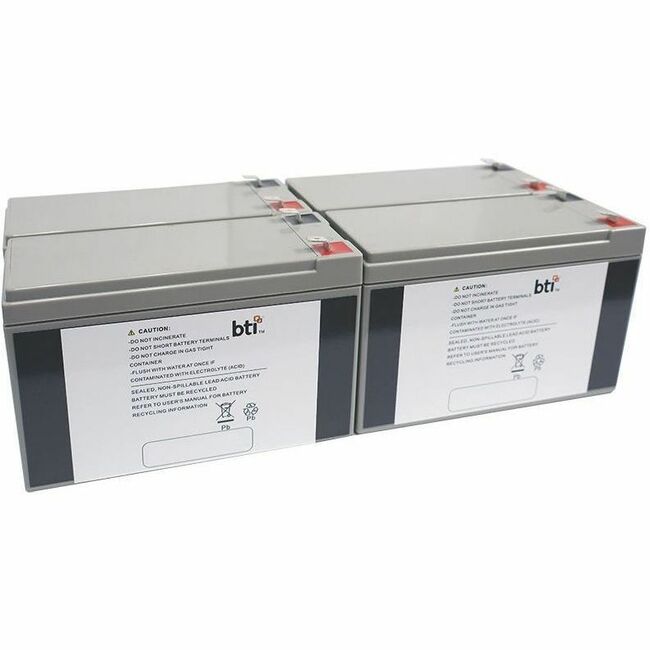 BTI 12V9AH-T2-PK4-TAA 12V 4-CELL LEAD ACID UPS BATTERY REPLACES 12V9AH-T2-PK4 (T