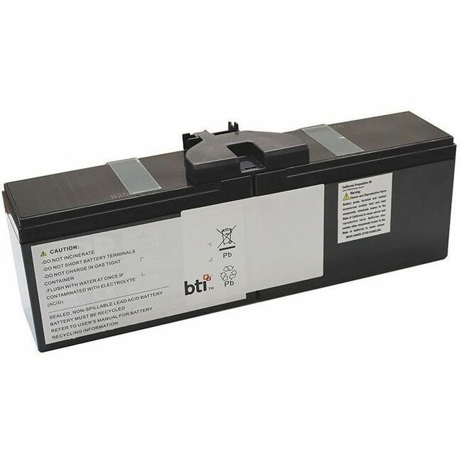 BTI APCRBC163-TAA 12V 2-CELL LEAD ACID UPS BATTERY FOR APC BGM1500, BGM1500B, BG