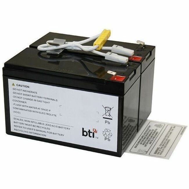 BTI RBC5-SLA5-TAA 12V 2-CELL LEAD ACID UPS BATTERY FOR APC SU450, SU450I, SU450I