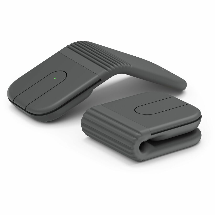 Logitech Mobi Fold for Business, Foldable Wireless Mouse with Touch Scroll, Quiet Clicks, Logi Bolt Receiver, Graphite