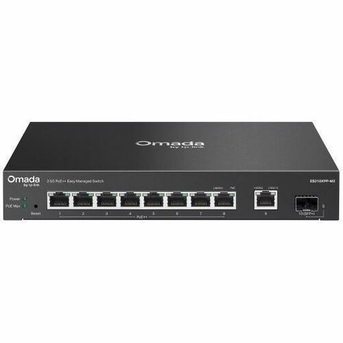 Omada 8-Port 2.5G + 2-Port 10G Easy Managed Switch with 8-Port PoE++