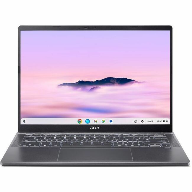 Acer Chromebook Plus 714 CBE794-1 CBE794-1-52C9 14" Clamshell Chromebook - WUXGA - 120 Hz - Intel Core Ultra 5 125U - 16 GB - 256 GB PCI Express NVMe 4.0 SSD - English (US) Keyboard - Iron