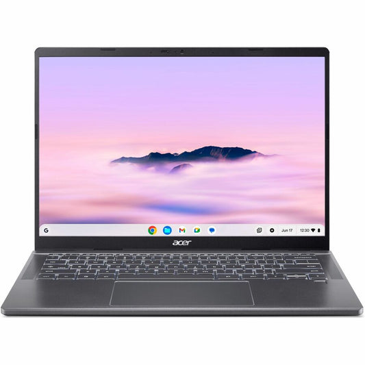 Acer Chromebook Plus 714 CBE794-1T CBE794-1T-51PD 14" Touchscreen Clamshell Chromebook - WUXGA - 60 Hz - Intel Core Ultra 5 125U - 16 GB - 256 GB PCI Express NVMe 4.0 SSD - English (US) Keyboard - Iron