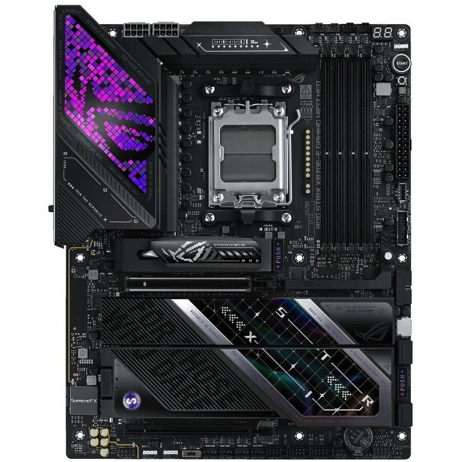 Asus ROG Strix X870E-E GAMING WIFI7 NEO Gaming Desktop Motherboard - AMD X870E Chipset - Socket AM5 - ATX