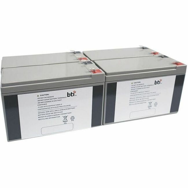 BTI 12V9AH-T2-BATT-PK4-TAA 12V 9A 4-CELL LEAD ACID UPS BATTERY FOR 12V9AH-T2-BAT