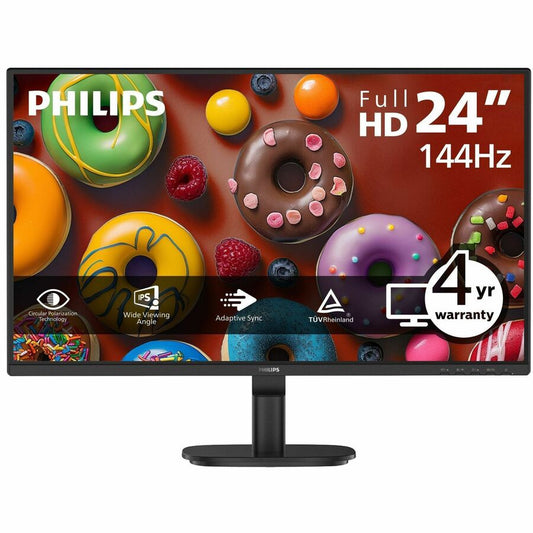 Philips 24B2N2200G 24" Class Full HD LED Monitor - 16:9 - Textured Black