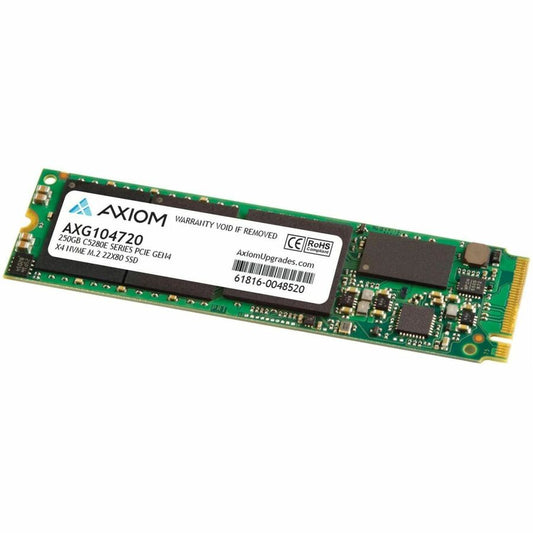 Axiom C5280e 250 GB Solid State Drive - M.2 2280 Internal - PCI Express NVMe (PCI Express NVMe 4.0 x4) - TAA Compliant