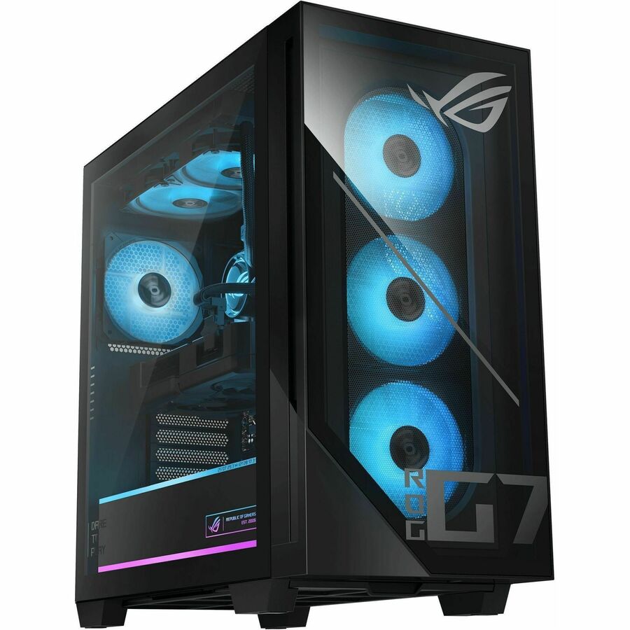 Asus ROG G700 G700TF-DB774 Gaming Desktop Computer - Intel Core Ultra 7 Series 2 265KF - 16 GB - 1 TB PCI Express NVMe 4.0 SSD - Tower - Black