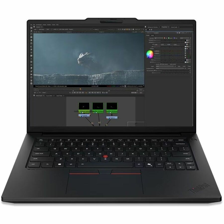 Lenovo ThinkPad P14s Gen 7 21XJ0036US 14.5" Copilot+ PC Notebook - WUXGA - 60 Hz - Intel Core Ultra 7 Series 3 356H - 32 GB - 1 TB SSD - English Keyboard - Black