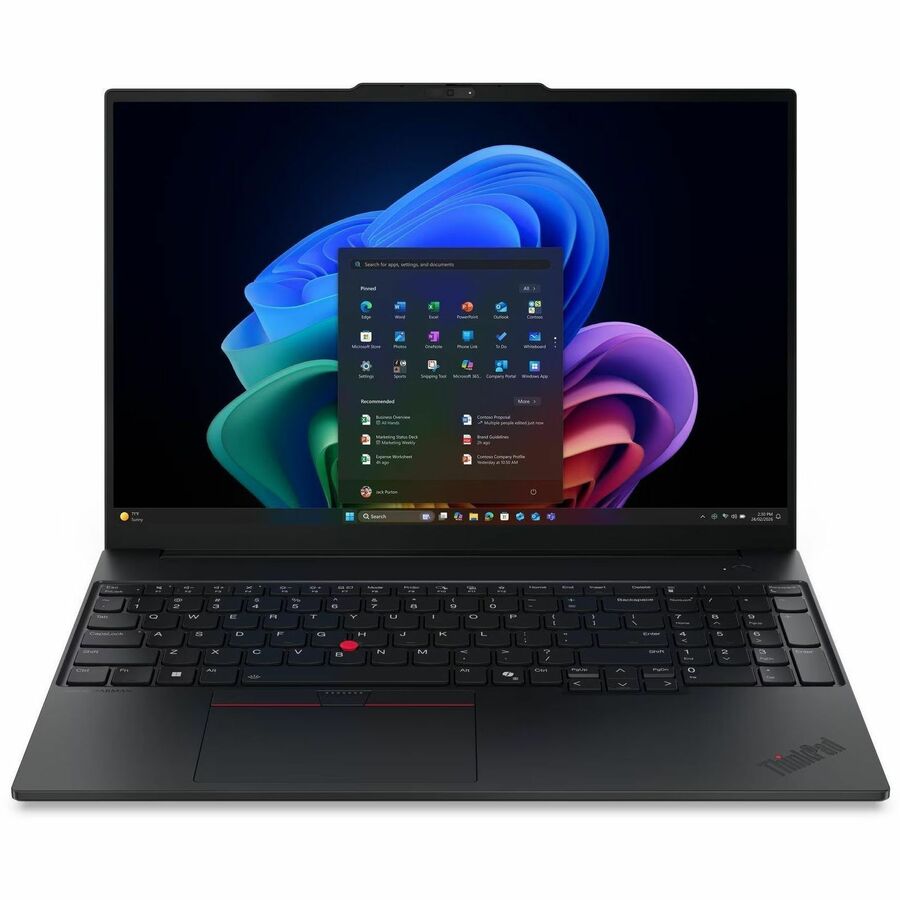 Lenovo ThinkPad E16 Gen 4 21YE000HUS 16" Touchscreen Notebook - WUXGA - 120 Hz - Intel Core 5 Series 3 320 - 16 GB - 512 GB SSD - English Keyboard - Black