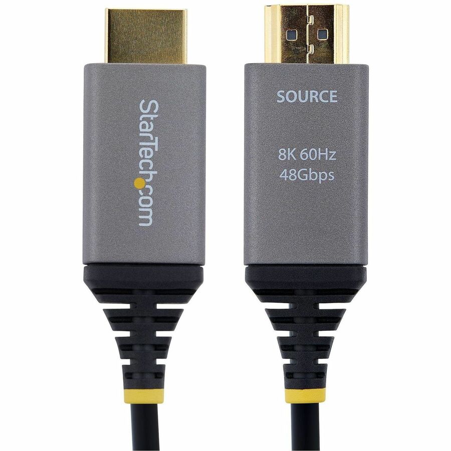 StarTech 65ft (19.8m) HDMI 2.1 Hybrid Active Optical Cable (AOC), CMP Plenum, 8K 60Hz, 48Gbps, Ultra High Speed HDMI Cable