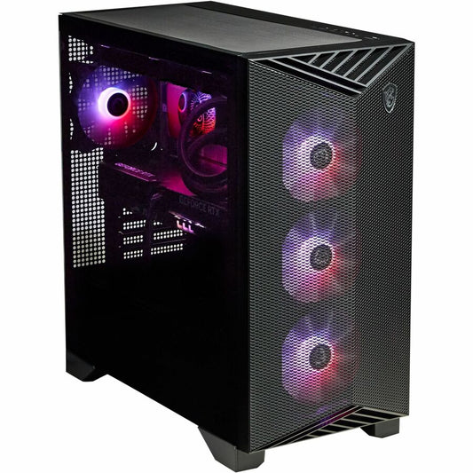 MSI Aegis RS2 AI C2NVP7-2282US Gaming Desktop PC - Intel Core Ultra 7 270K Plus, GeForce RTX 5070, 16GB DDR5, 1TB NVMe SSD, Liquid Cooling, Windows 11 Home, Black