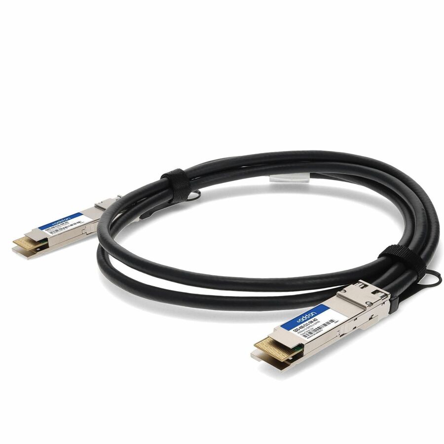 AddOn Cisco QDD-400-CU1-5M Compatible TAA Compliant 400GBase-CU QSFPDD Direct Attach Cable (Passive Twinax, 1.5m)
