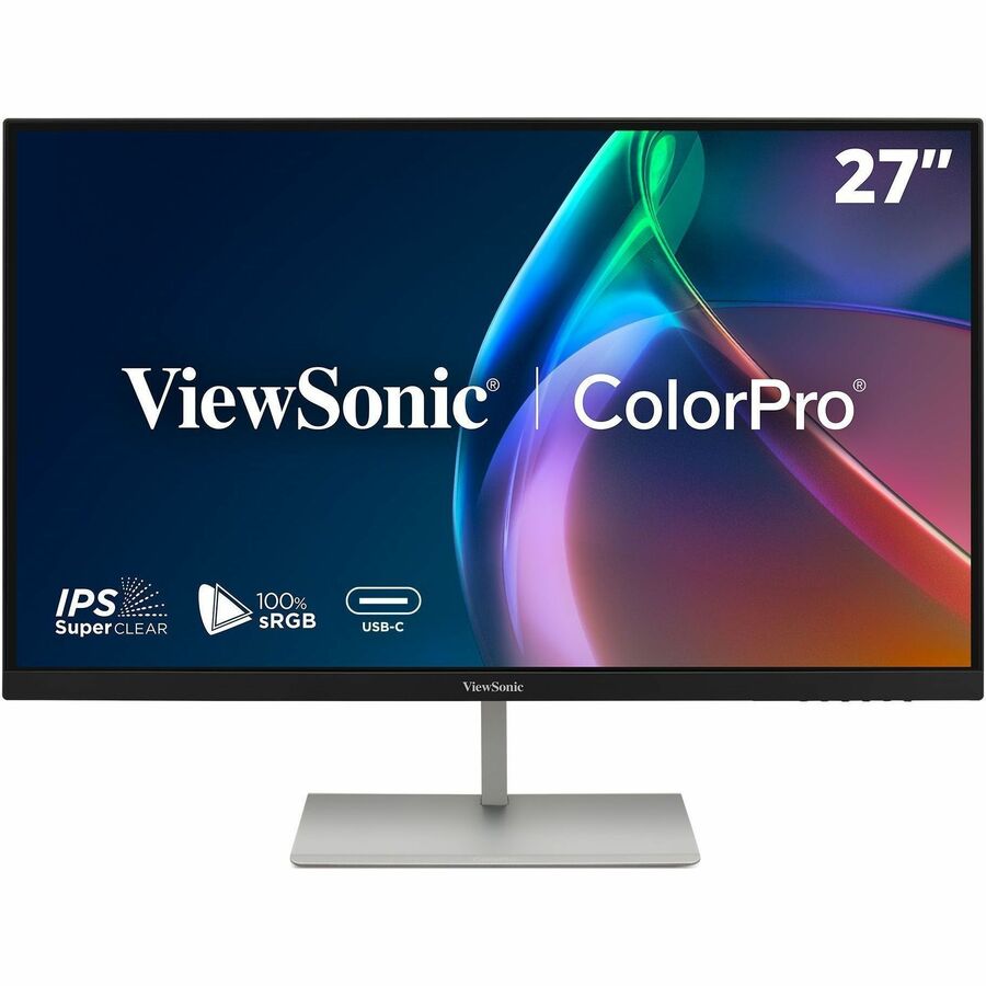 ViewSonic VP2766-2K 27 Inch 1440P ColorPro Monitor, IPS Display with 90W USB-C, 100% sRGB Pantone Validated, and 120Hz for Creative Work, Graphic Design, and Video Editing